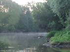 Mijault Island view from river.